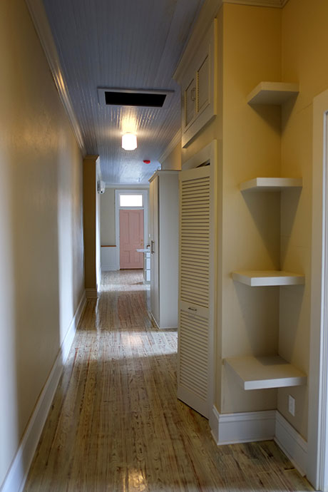 Apartment E Hallway, Woodville Apartment Rental | Woodville Lofts & Studios, Mississippi, MS